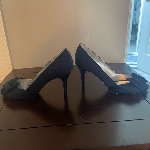 Navy evening shoe - Picture 4 of 5